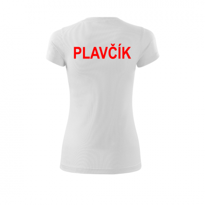 Dámske tričko PLAVČÍK - biela