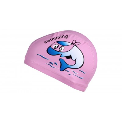 Dolphin detská plavecká čiapka ružová