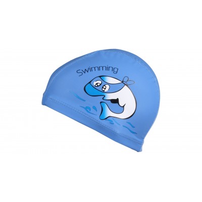 Dolphin detská plavecká čiapka modrá