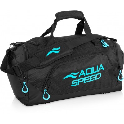 Sportovní taška AQUA-SPEED vel. M – 74 černo-modrá